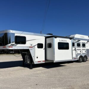 2022 Lakota 3H 12'8 SW w/ Slide Out LQ Horse Trailer