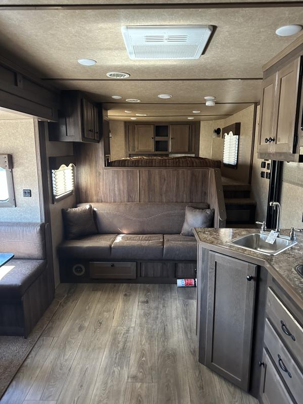 2022 Lakota 3H 12'8 SW w/ Slide Out LQ Horse Trailer - Image 3