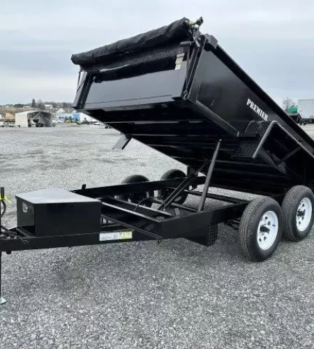 Premier-6x10-Low-Profile-Dump-Trailer-Tarp-Kit-Spreader-Gate-Electric-Brakes-5